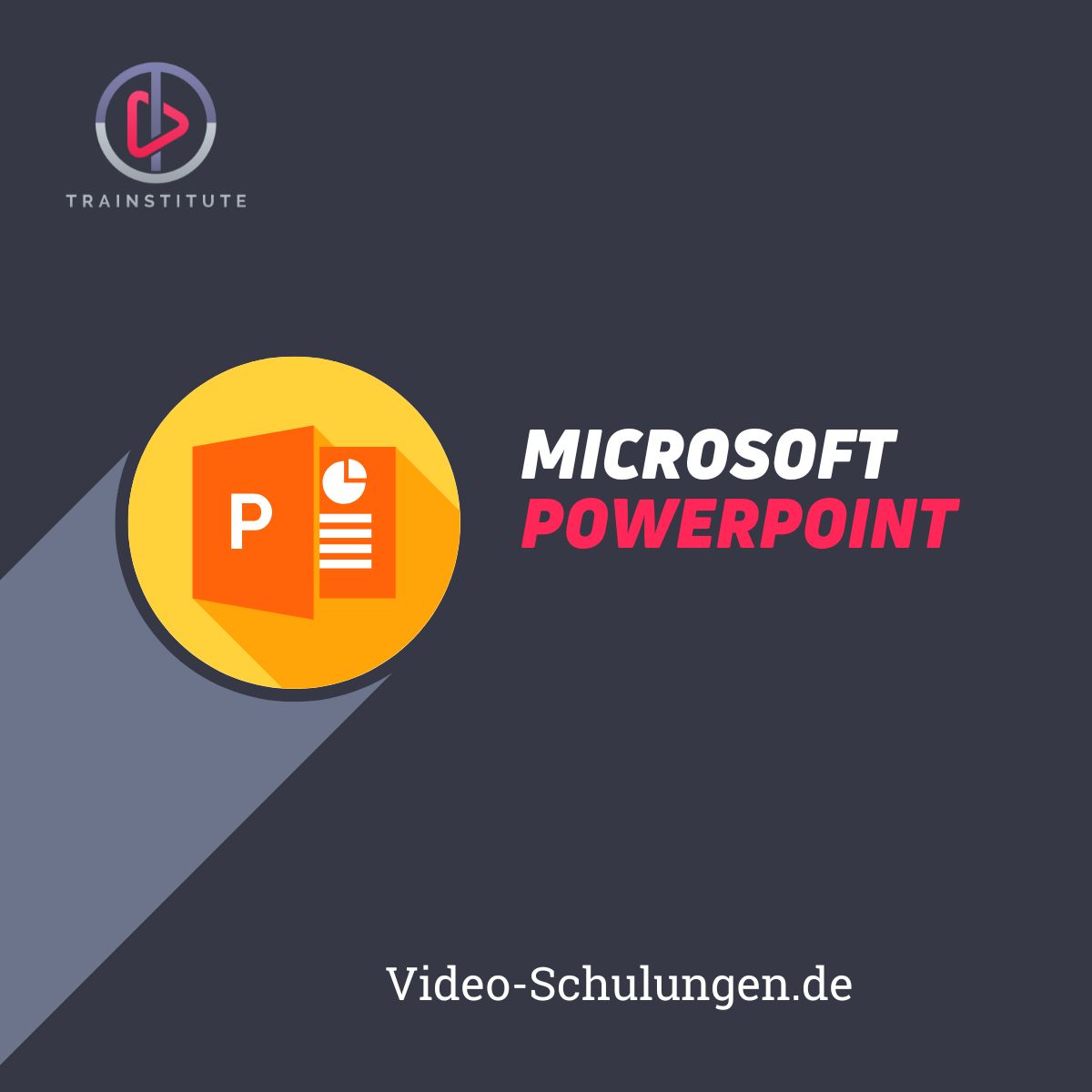 Original-Werbemotiv von Video-Schulungen für PowerPoint: Präsentationen gestalten.